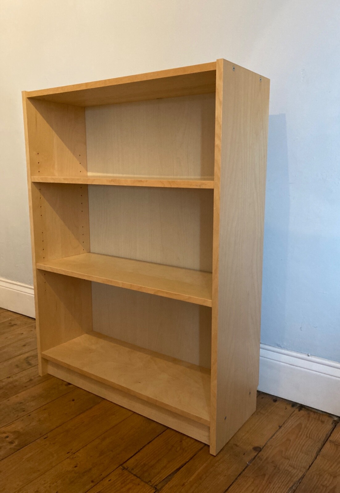 IKEA Billy Bookcase Beech Veneer 3 shelves eBay