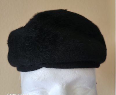 Vintage Design By Patrice Black Wool Blend Hat Made In Italy  display picture 1