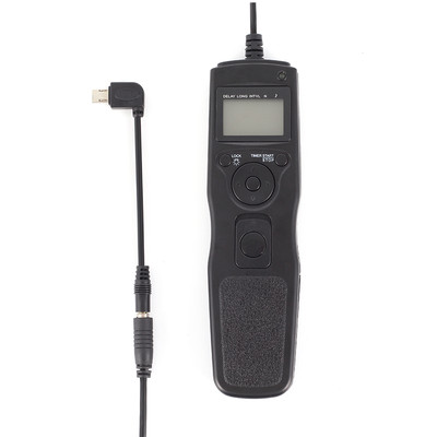 LCD Timer Remote+2.5mm Cord for Sony A7s A7 A7R II RX100 III NEX-3N A6300 A58 S2
