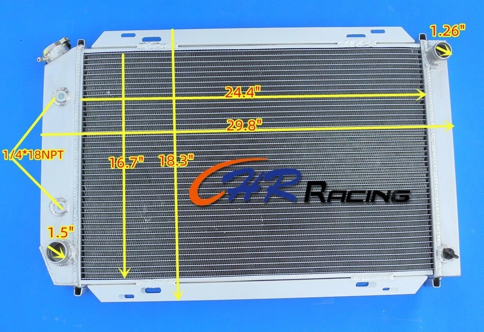 Ventilador de cubierta de radiador para Ford Mustang GT 1980-1993 FoxBody 5,0 L 2,3 L AT Foto 2 de 4