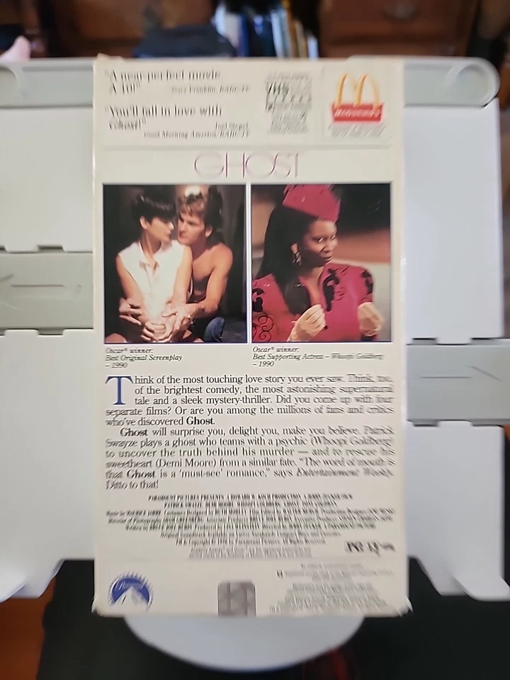Ghost (, 1990) – Patrick Swayze, Demi Moore, Whoopi Goldberg – Romantic Thril - - Image 3 of 3
