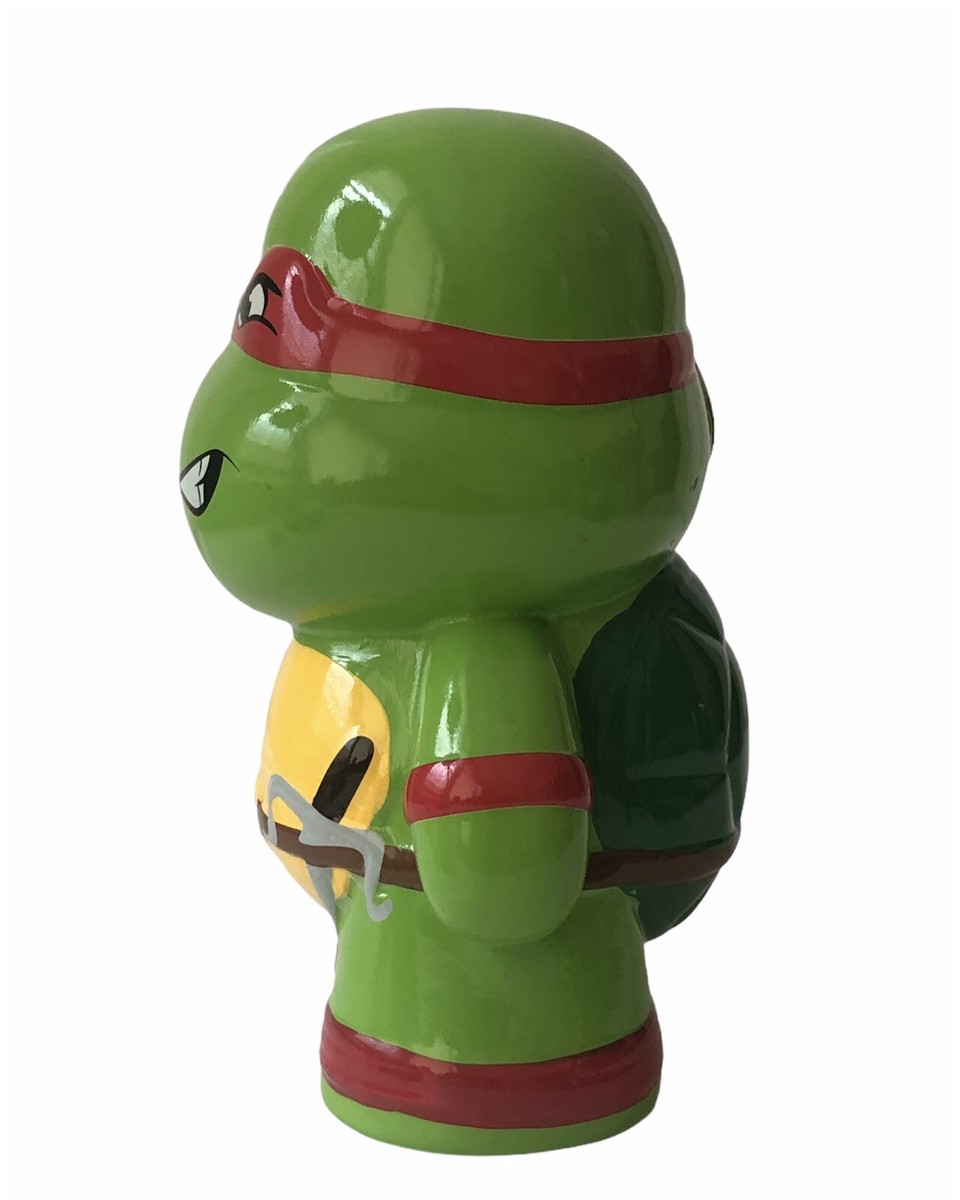 アメコミ Teenage Mutant Ninja Turtles coin bank Teenage Mutant Ninja Turtles RAPHAEL Ceramic Coin Piggy Bank