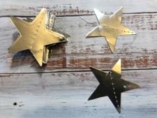 Silver Star Bunting Garland Mirror Foil Shiny Wedding Ramadan Event Decor 6ft