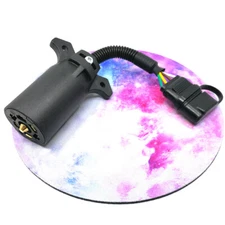 7 to 4 Trailer Adapter 7 Pole to 4 Way Flat Trailer Wiring Connector Plug