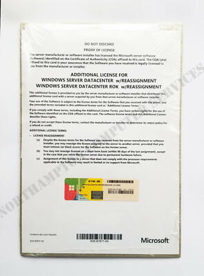 Windows Server 2016 Rechenzentrum HP mit Neuzuweisungsrechten 16 Kern 871156-002 - MwSt.