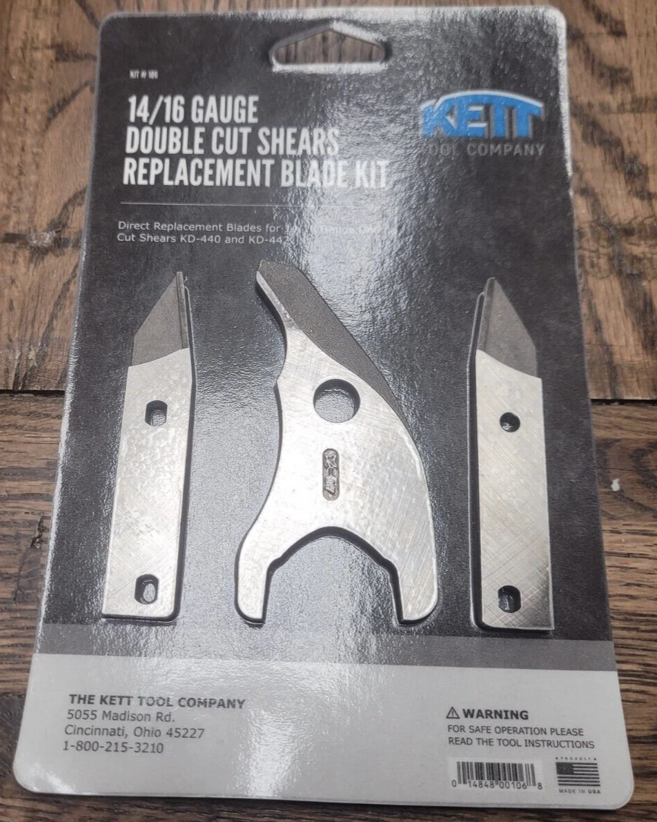 Milwaukee 685220 M18 Double Cut 18ga Shear Blade Kit,, 58 OFF