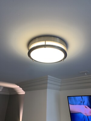 Access Lighting - Solero-30W 1 LED 14  Flush Mount with Emergency Backup