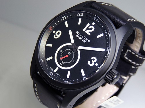 Glycine Incursore Black Jack 3878 LTD 46mm $2,600 LNIB Unworn