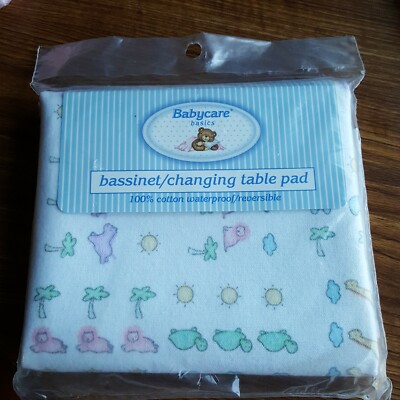 Babycare Jungle Jive Bassinet Changing Pad 18 × 27'' Warterproof Reversible