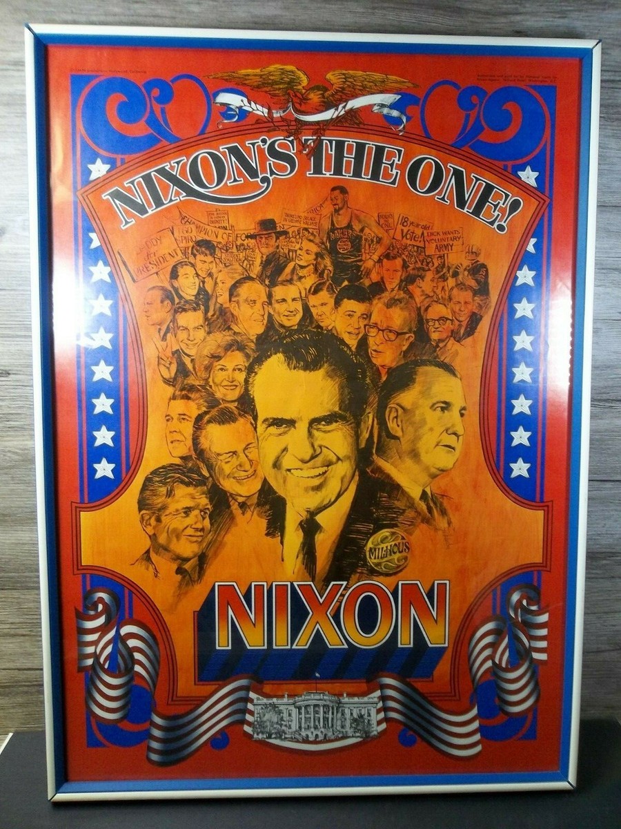 Richard Nixon presidential poster by Jimini co. auth. national