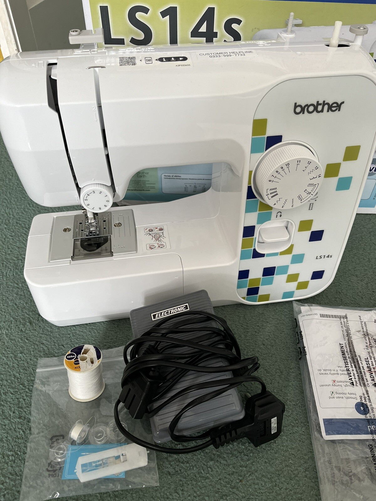 Brother LS14S Metal Chassis Sewing Machine 313052792770 eBay