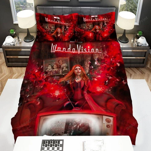 Wandavision Scarlet Witch In The Living Room Quilt Duvet Cover Set Kids King - Picture 1 of 9