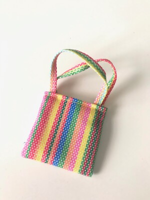 Creatable World Doll Accessory Striped Beach Tote Shoulder Bag Purse