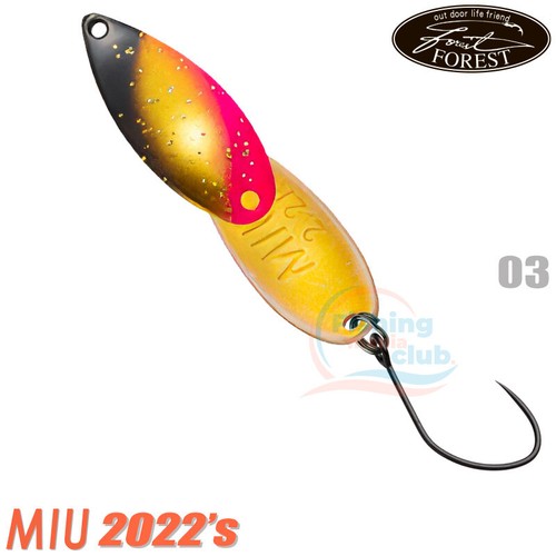 Forest MIU 2022 Limited 3,5 g 31 mm Area Cucchiaio Trota Colori Assortiti - Foto 4 di 11