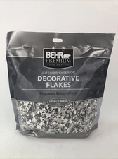 Behr Premium Interior/ Exterior Decorative Flakes F-60 Metallic Gray 1 lb Bag