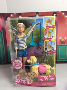 barbie walking dog that poops