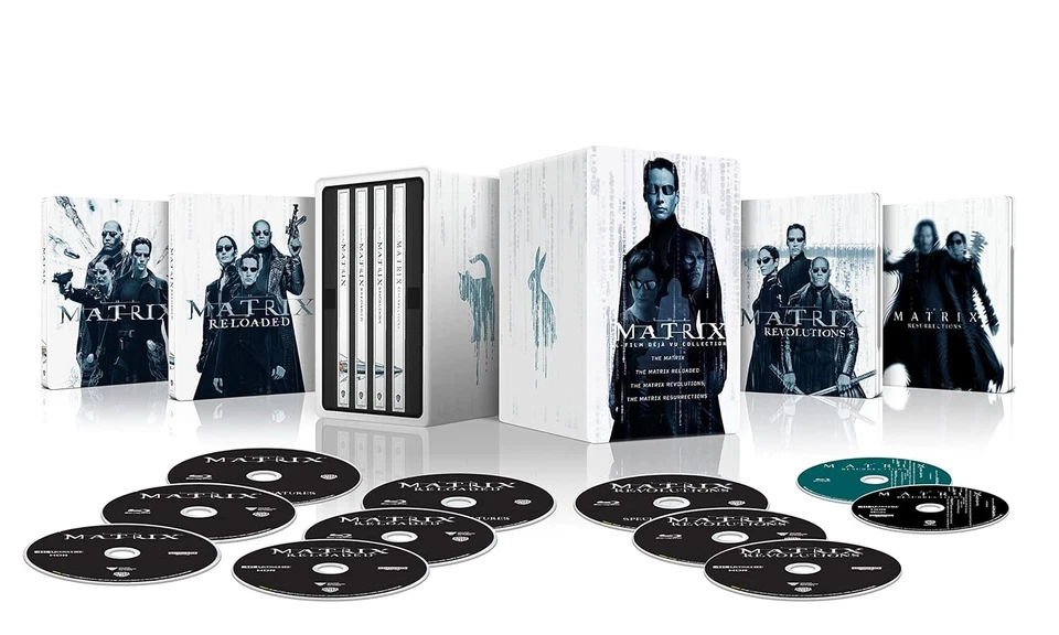 Matrix Anthology 1-4 (4K UHD + Blu-ray Steelbook) Deja Vu Collection - NEU & OVP - Bild 1 von 1