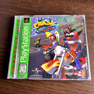 Crash Bandicoot Warped PS1 Sony PlayStation 1 w Manual - CiB