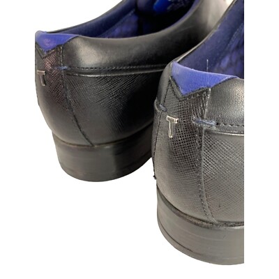 Mens Ted Baker Derby Black Lace Up Dress Shoes Sz 9 Vatory  display picture 3