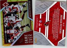 Patrick Peterson 2020 Phoenix Game Over Yellow #13 /75 Cardinals