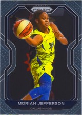 Moriah Jefferson 2021 Panini Prizm WNBA Basketball Chrome Card #9 Dallas Wings