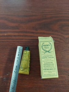 Kolynos Dental Cream Tooth Past sample Tube Dentist Tooth Medicine Vintage, RARE