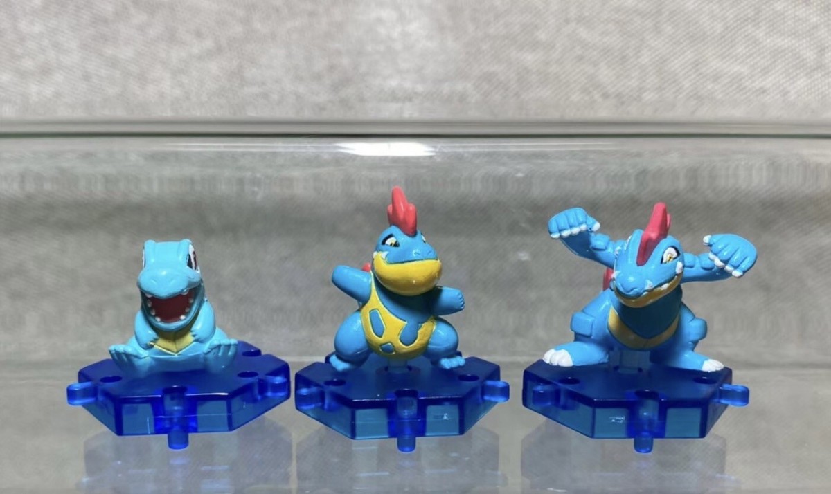 Totodile Croconow & Feraligatr(3 pcs)Pokemon Monster Bandai