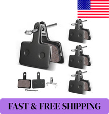 4 Pairs MTB Disc Brake Pads Resin  Semi-Metallic Quiet W/ Install Kit E-Bike