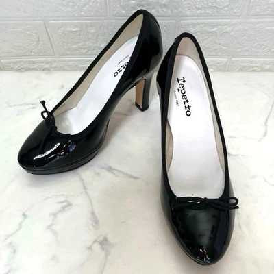 Chaussures Repetto escarpins talon ruban EU 37 noir authentique - Photo 1/4