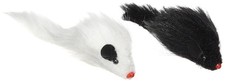 Ethical Pet Spot Twin Plush Mice 2 count Rattle and Catnip Cat Toys