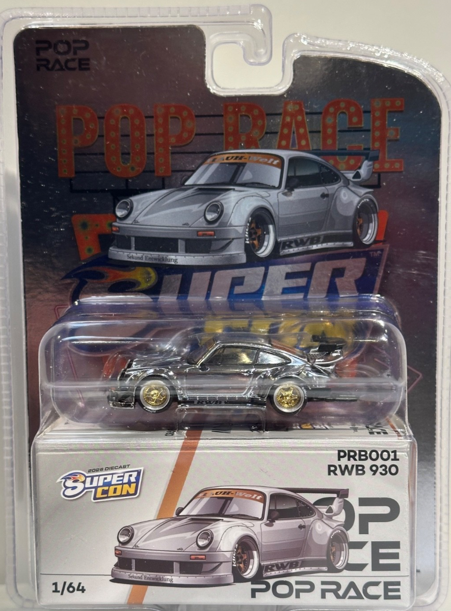 2026 DIECASST SUPER CON, POP RACE PORSCHE RWB 930 EXCLUSIVE EVENT