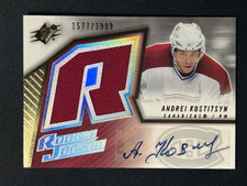 Andrei Kostitsyn /1999 Rookie Autograph Jersey SPX 2005-06 Hockey Card 234. rookie card picture