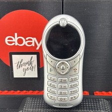 Motorola C series C155 - Silver Very Rare Cell Phone Good Condition