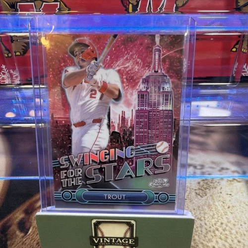 2025 Topps Series 2 Fanatics Fest Mike Trout Swinging For The Stars #SS-23