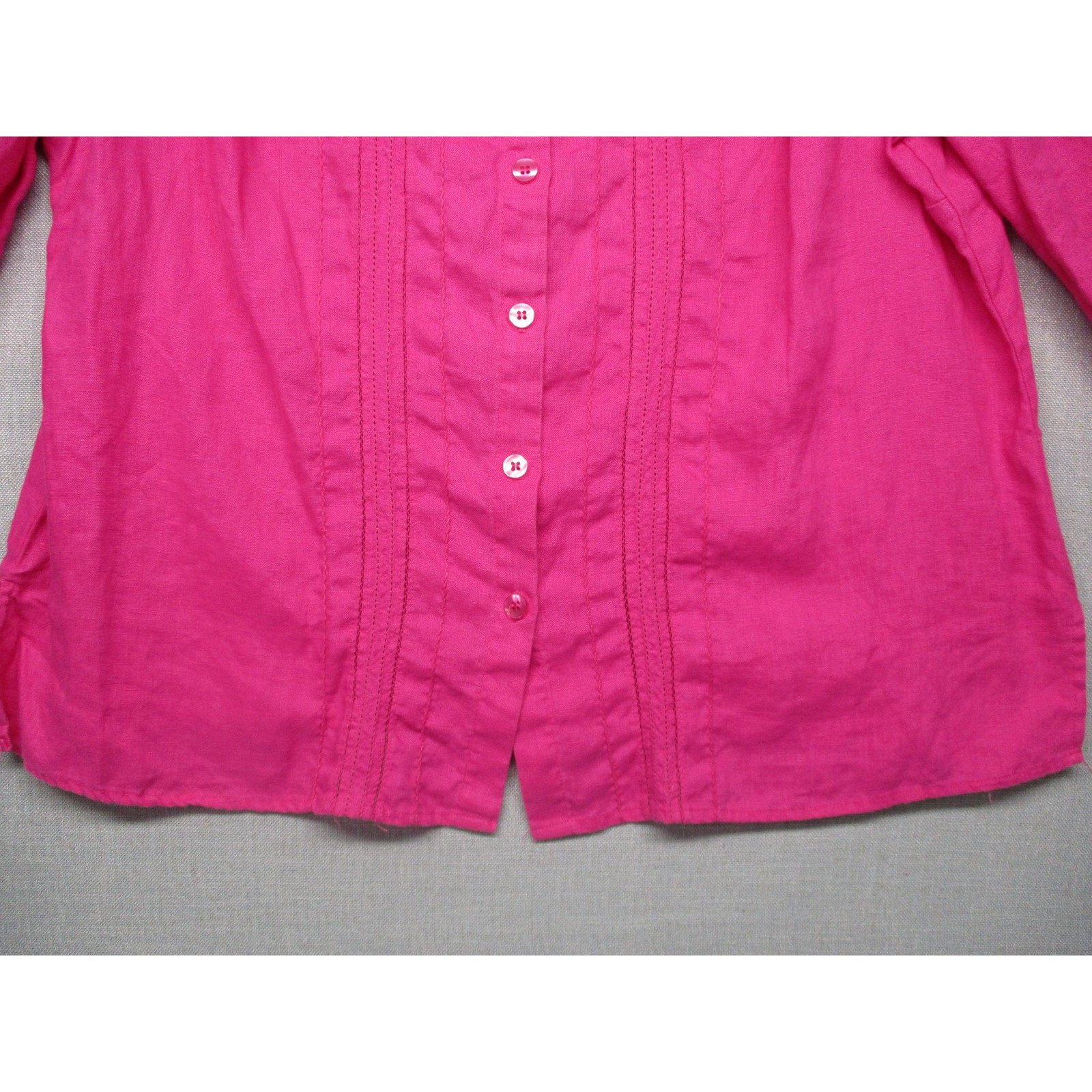 Choices Lightweight Classic ButtonUp Collared 3/4… - image 2