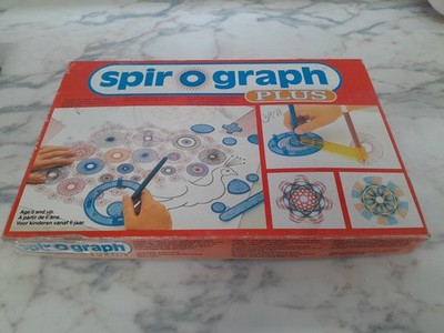 Spirograph Plus (mit Extras) 1986 Kenner Parker Toys komplett mit Anleitung