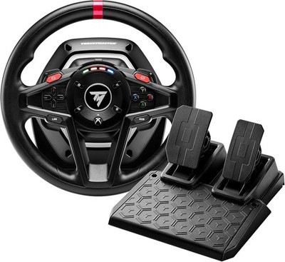 Thrustmaster T128 Force Feedback Rennlenkrad und Pedalset Xbox & PC