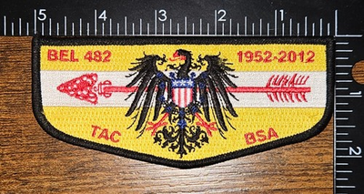 #ad #ad Black Eagle Lodge 482 Transatlantic 60th Anniversary 2012 Flap Patch $49.95
