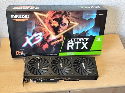 Inno3D GeForce RTX 3080 X3 LHR 10GB GDDR6X Grafikkarte (N30803-106X-1810VA44H)
