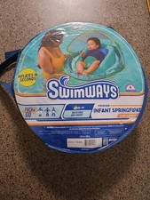 NEW SWIMWAYS INFANT SPRING FLOAT WITH SUN CANOPY, 3-9 Months