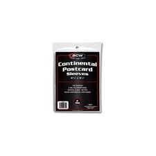BCW Continental Postcard Sleeves, Photos Sleeves Exterior Dimensions: Clear