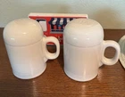 Fiestaware White Rangetop Salt & Pepper Shakers