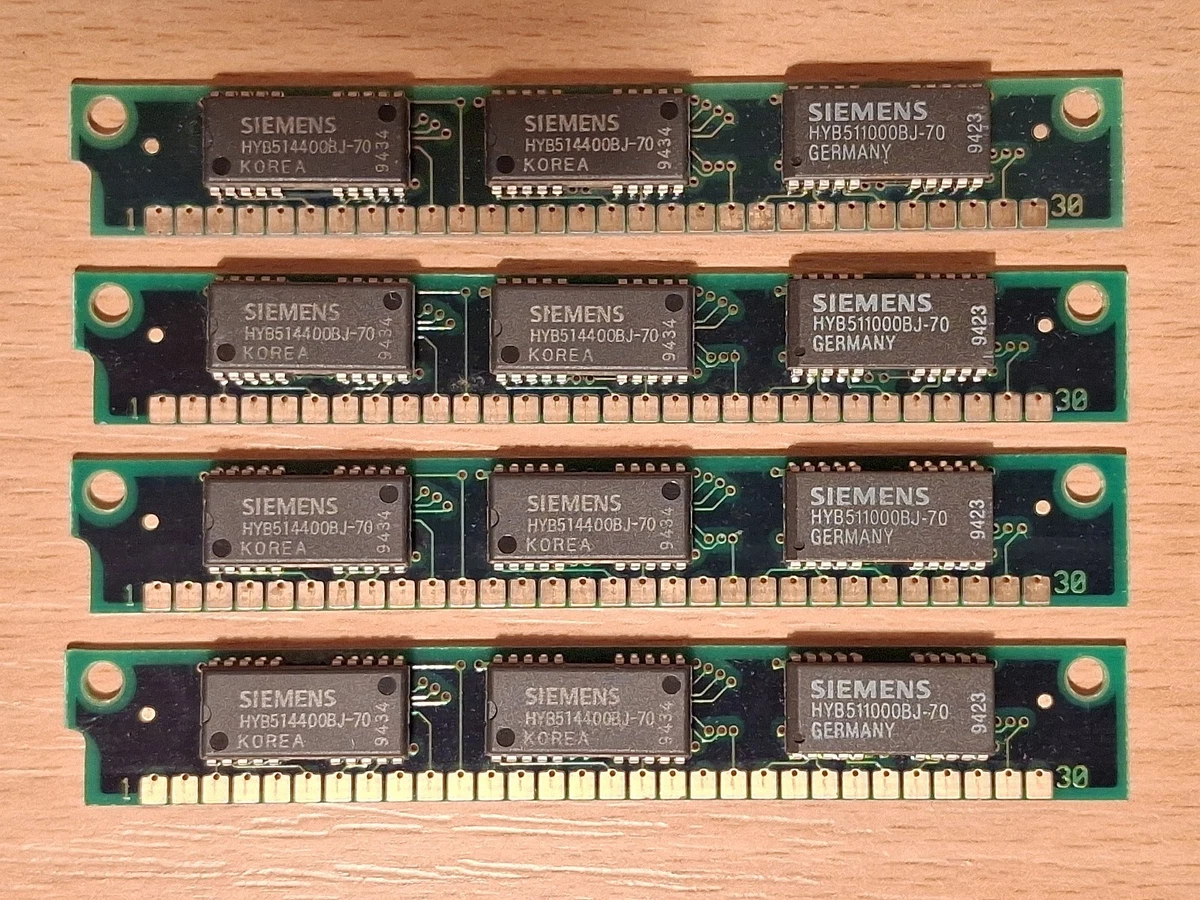 Puce 30 broches 9, module mémoire SIMM, Mitsubishi M5M410000BJ - eBay