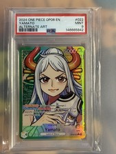 One Piece Wings Of The Captain Yamato OP06-022 Leader Alt Art PSA 9 English