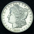 1880-O Morgan Silver Dollar AU/BU Slider ~ 25512a