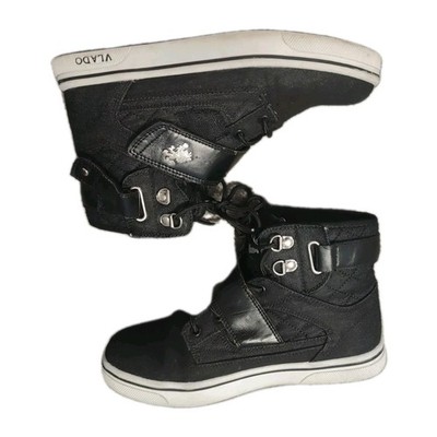 sz 4Y - Vlado Atlas II High Tops Shoes Sneakers Black | eBay