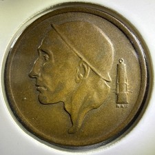 1966 Belgium 50 Centimes