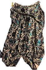 Diane Von Furstenberg Silk Blend Patterned Pants