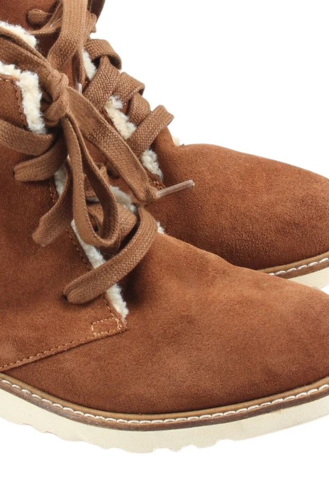 ESPRIT Patucos con cordones Mujeres Botines Talla EU 39 marrón look casual - Imagen 3 de 4