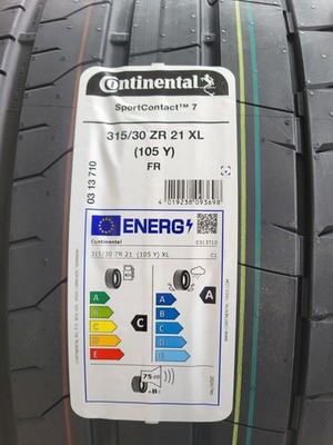 Continental SportContact 7 315/30 R21 105Y XL FR DOT:1225 1Stk!!!